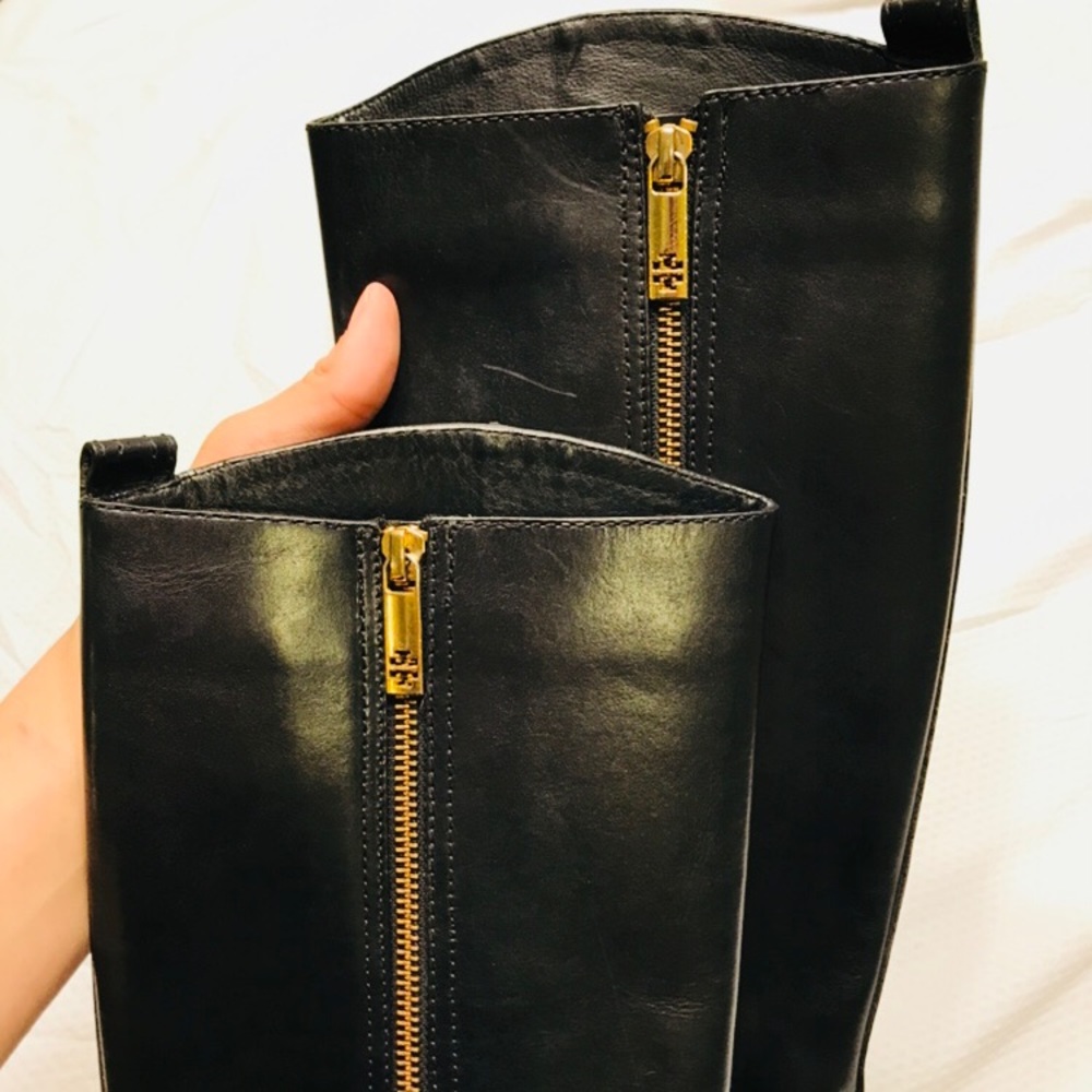 Tory Burch leather heel boots - Picture 10 of 13